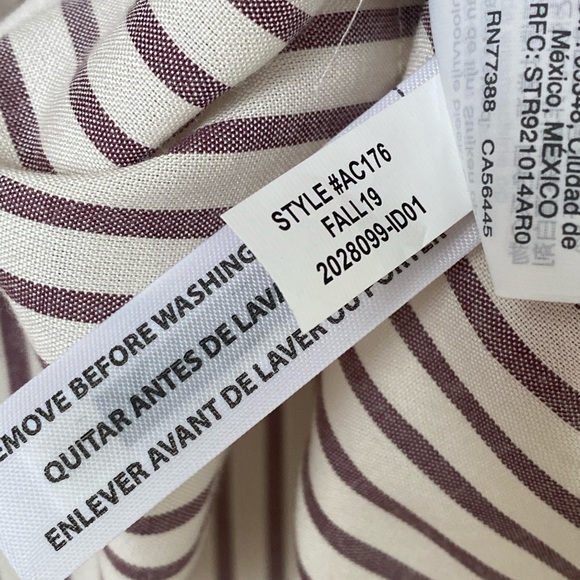 NWOT Madewell Seamed Popover Top, Dunfield Stripe - Picture 11 of 11